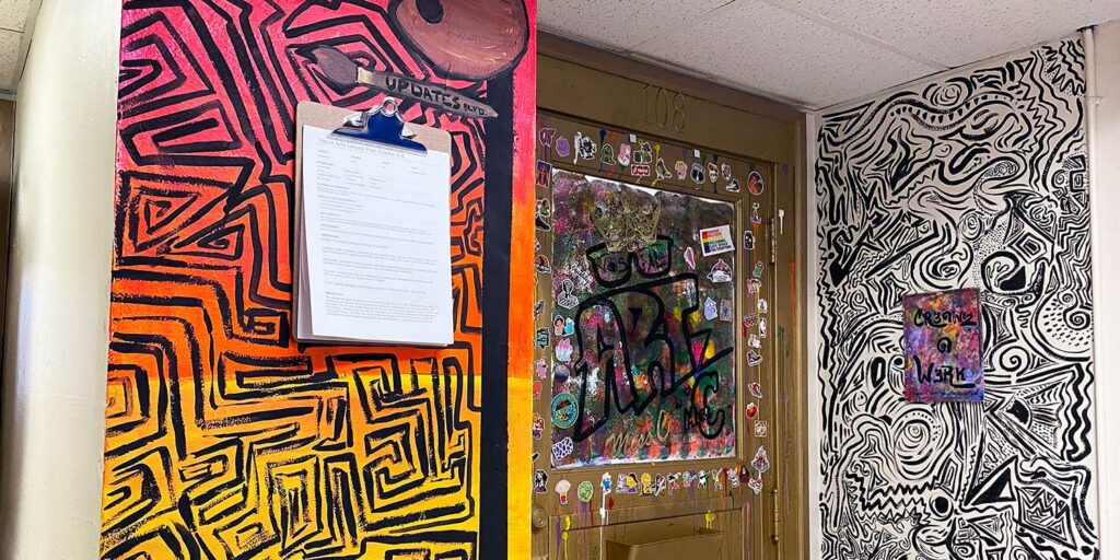 Entrance to the Fine Art Classroom